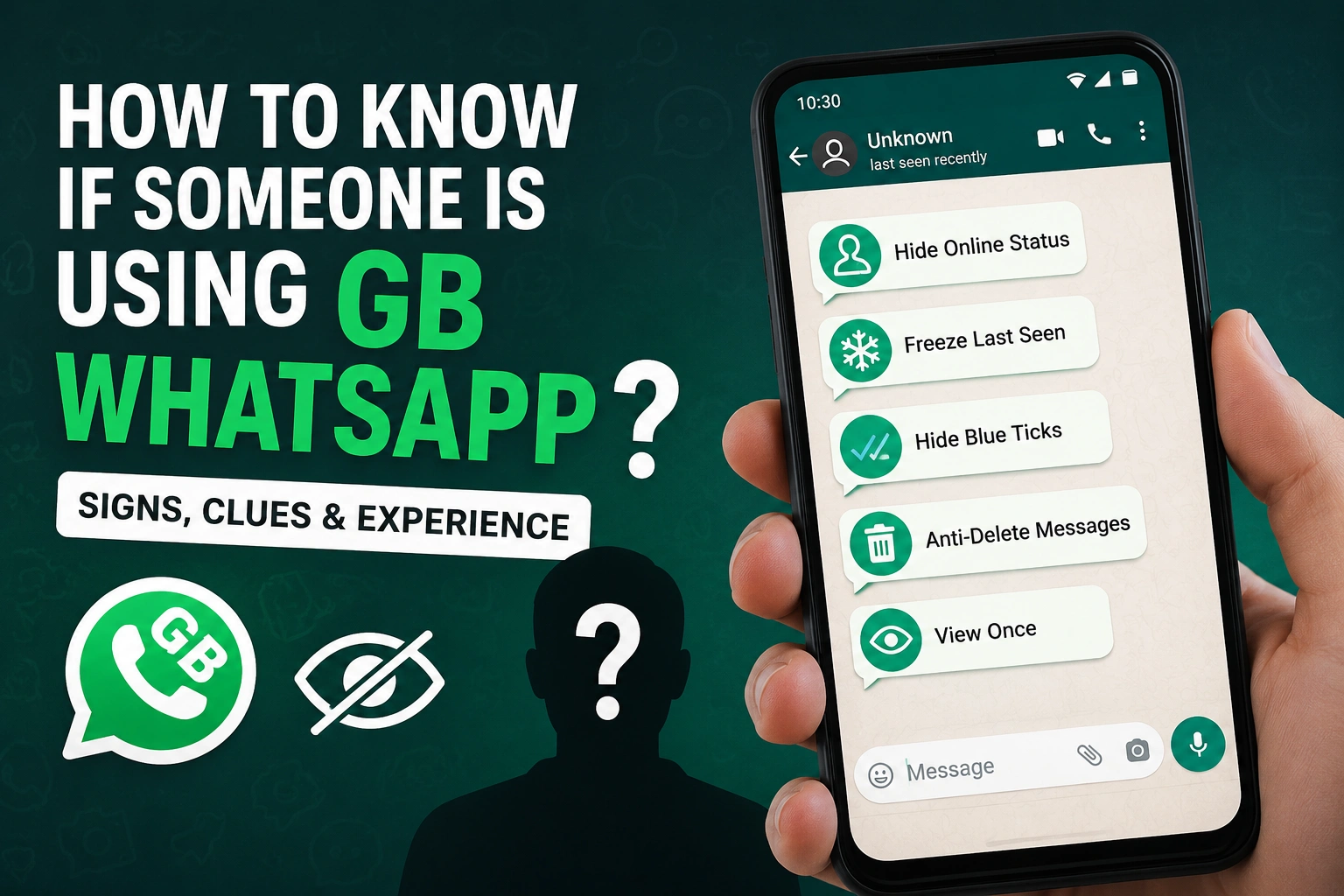 someone is using GB WhatsApp