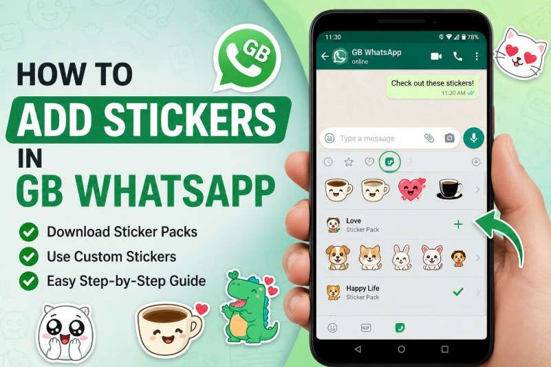 stickers in GB WhatsApp
